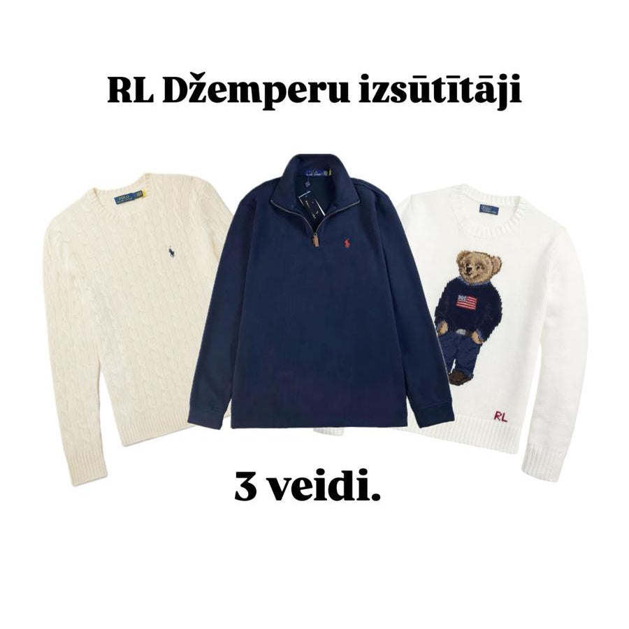 RL džemperu izsūtītāji