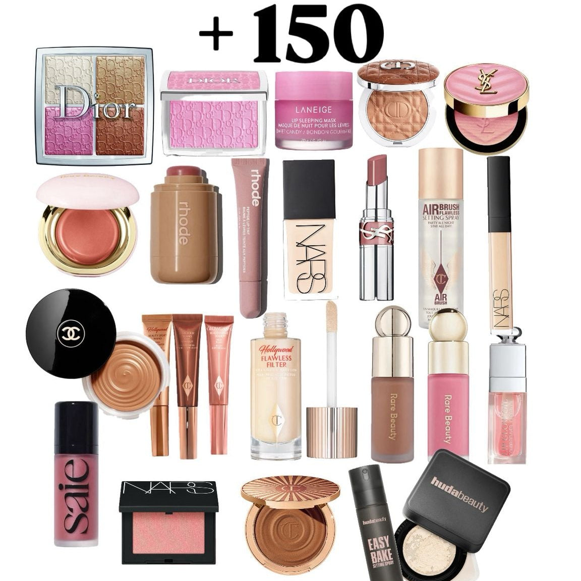 Populārāko kosmētikas produktu izsūtītāji